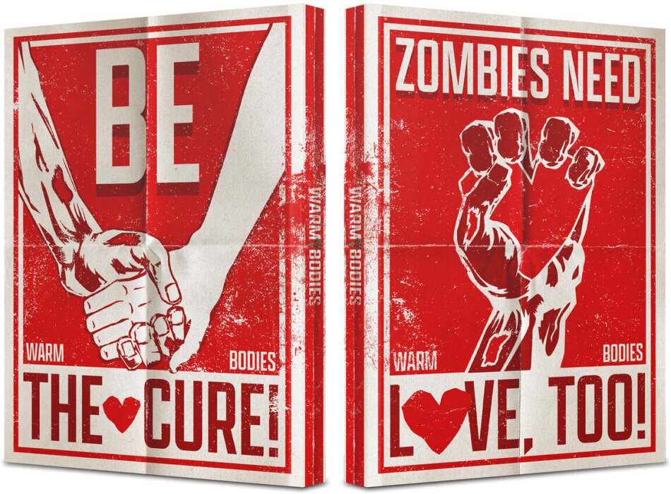 Warm Bodies (2013) Wattiert, Limited Edition, Mediabook, Blu-ray + DVD