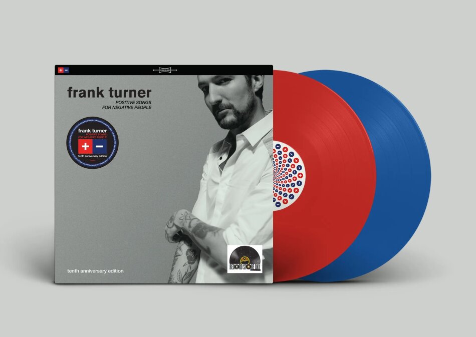 Frank Turner - Positive Songs For Negative People 2025 Reissue, RSD 2025, Vertigo Berlin, Red & Blue Vinyl, 2 LPs