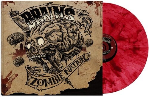 The Brains - Zombie Nation 2025 Reissue, Cleopatra, Red Vinyl, LP