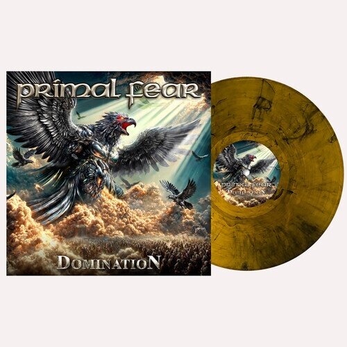 Primal Fear - Domination Reigning Phoenix Music, Amber Vinyl, 2 LPs