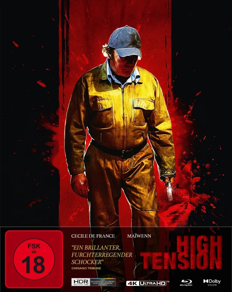 High Tension (2003) Limited Edition, Steelbook, 4K Ultra HD + 2 Blu-rays