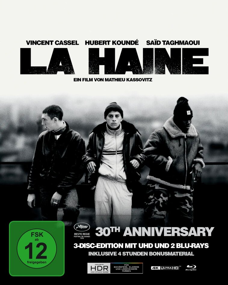 La Haine (1995) Limited Edition, Mediabook, 4K Ultra HD + 2 Blu-rays