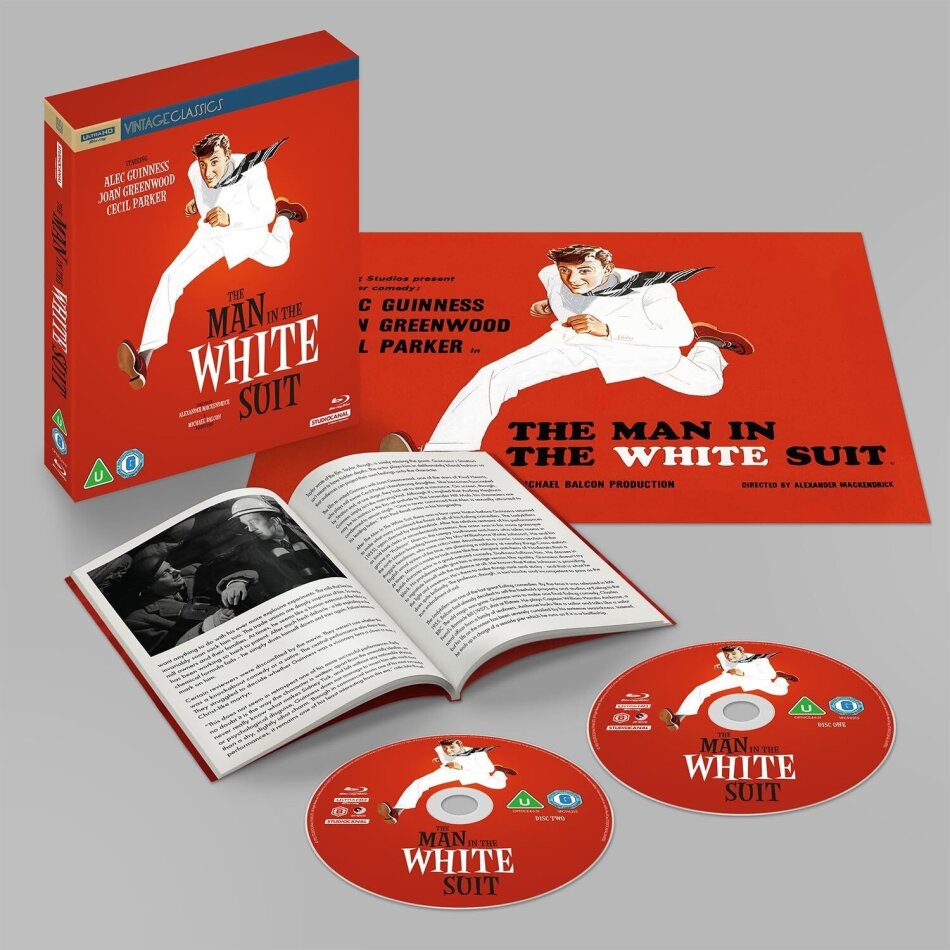 The Man In The White Suit (1951) Collector's Edition, 4K Ultra HD + Blu-ray