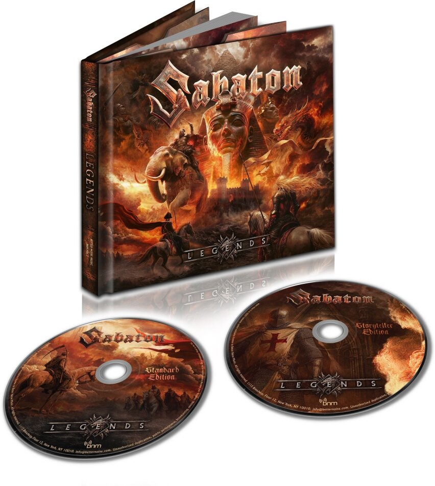 Sabaton - Legends Storyteller Edition, Digibook, 2 CDs