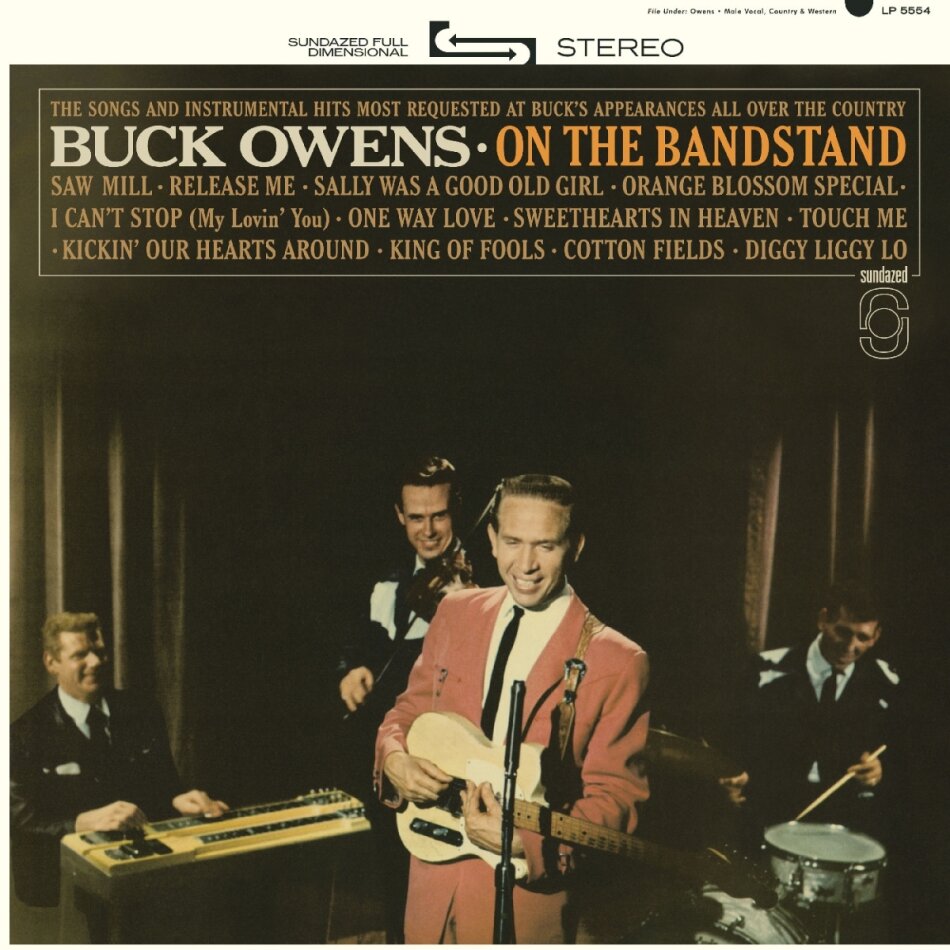 Buck Owens & His Buckaroos - On The Bandstand 2025 Reissue, Sundazed Music, LP