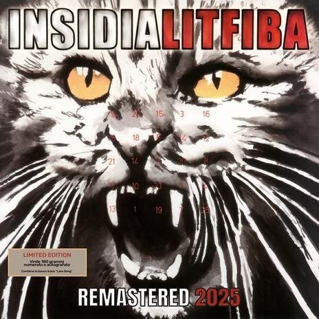 Litfiba - Insidia 2025 Reissue, Signed, Transparent Yellow Vinyl, LP