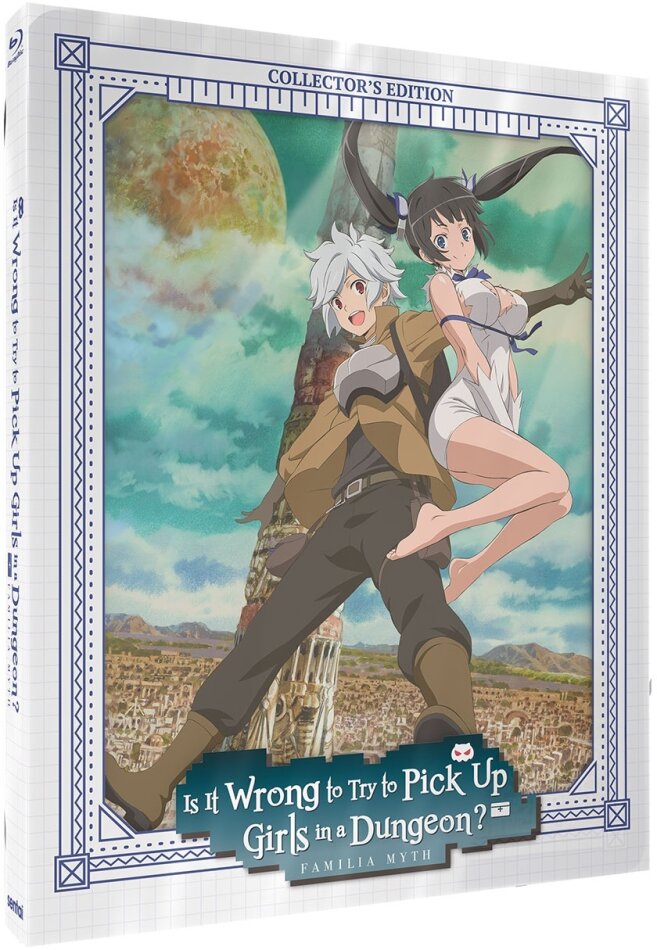 Is It Wrong to Try to Pick Up Girls in a Dungeon? - Familia Myth - Season 1 Limited Collector's Edition, Steelbook, 2 Blu-rays
