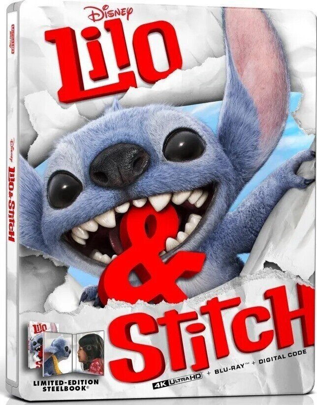 Lilo & Stitch (2025) Limited Edition, Steelbook, 4K Ultra HD + Blu-ray