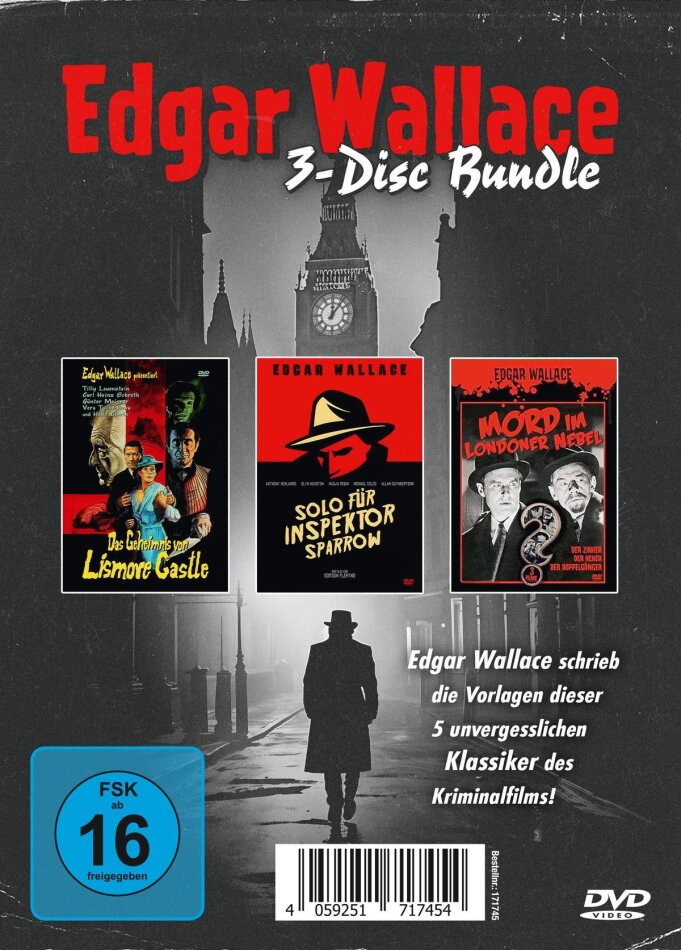Edgar Wallace 3 DVDs