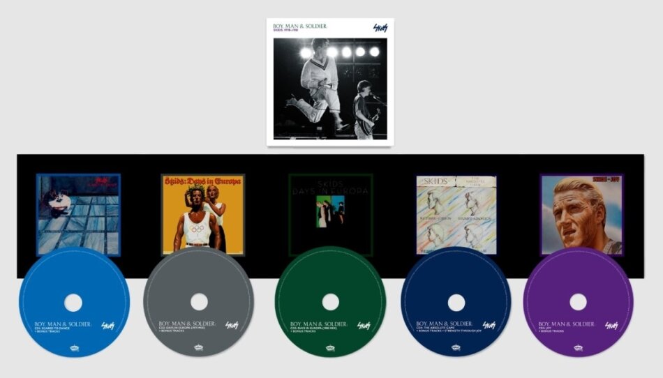 Skids - Boy Man & Soldier: Skids 1978-1981 5 CD
