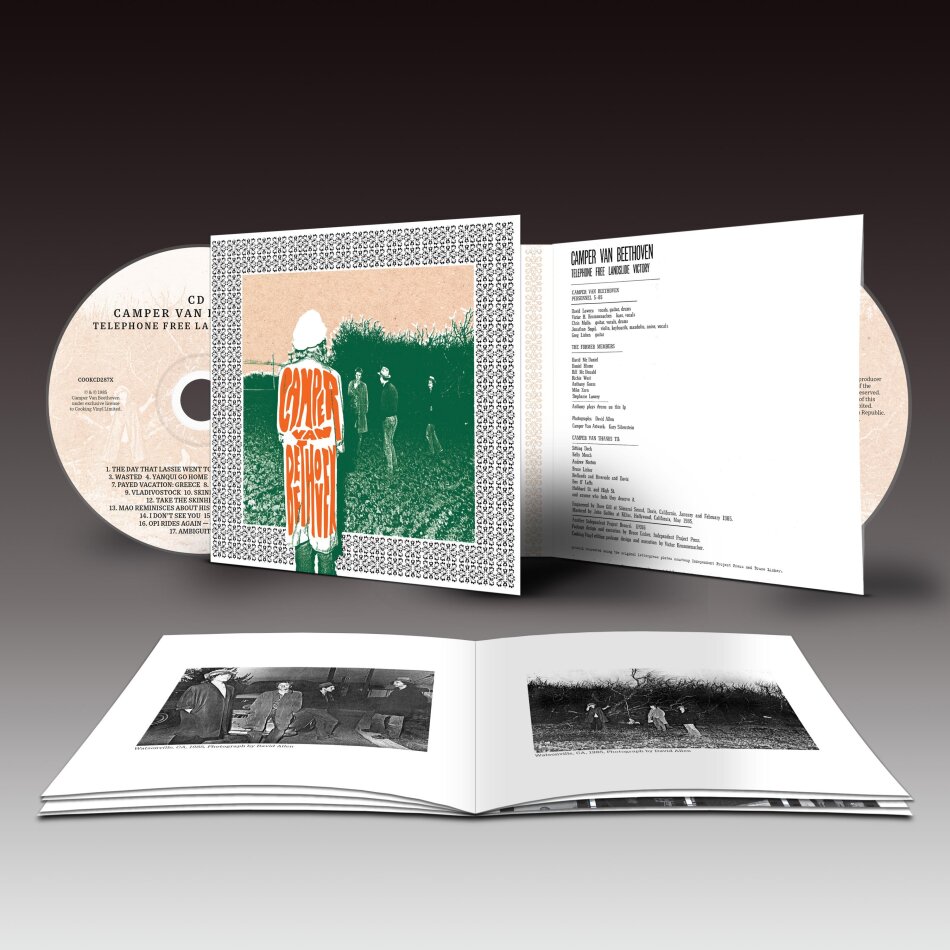 Camper Van Beethoven - Telephone Free Landslide Victory 2025 Reissue, Cooking Vinyl, Digisleeve, Édition 40ème Anniversaire, 2 CD