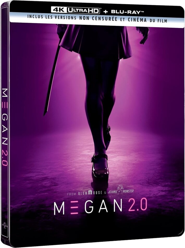 M3GAN 2.0 (2025) Version non censurée, Version Cinéma, Édition Limitée, Steelbook, 4K Ultra HD + Blu-ray