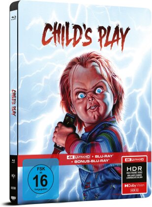 Chucky &ndash; Die M&ouml;rderpuppe (1988) (Limited Edition, Steelbook, 4K Ultra HD + 2 Blu-rays)