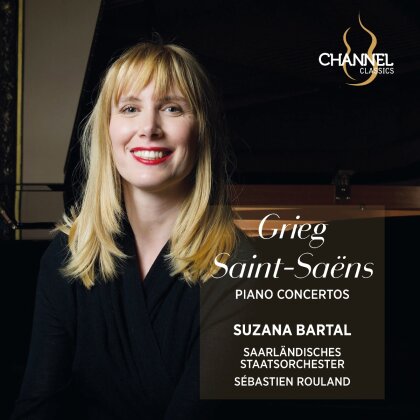 Edvard Grieg (1843-1907), Camille Saint-Sa&euml;ns (1835-1921), S&eacute;bastien Rouland, Suzana Bartal & Saarl&auml;ndisches Staatsorchester - Piano Concertos