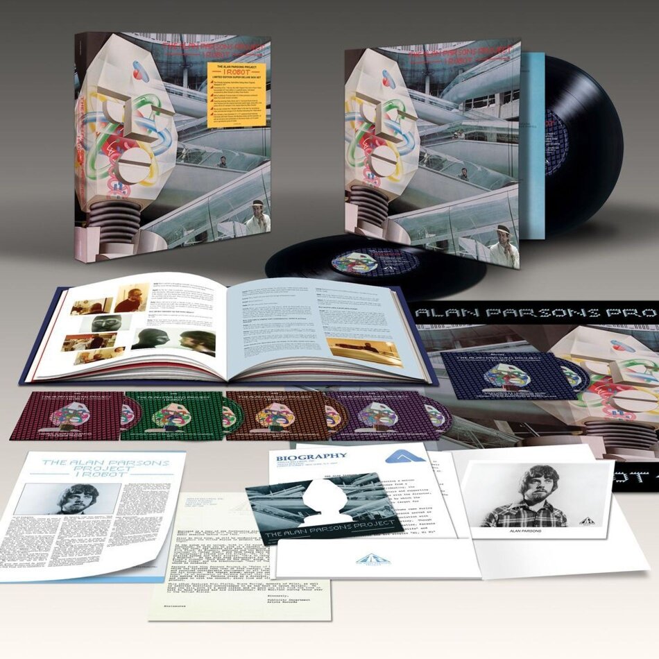 The Alan Parsons Project - I Robot 2025 Reissue, Super Deluxe Edition, 2 LPs + 4 CDs + Blu-ray