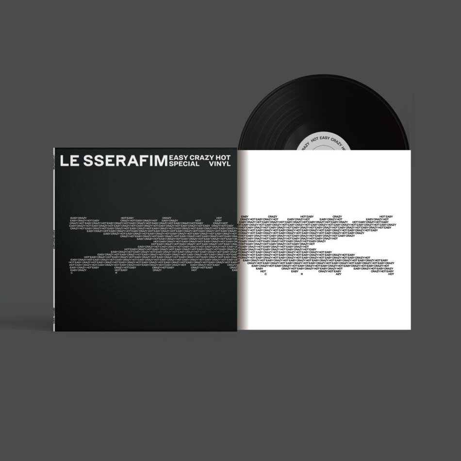 Le Sserafim (K-Pop) - 'Easy-Crazy-Hot' Special Vinyl Carbon Black Vinyl, LP