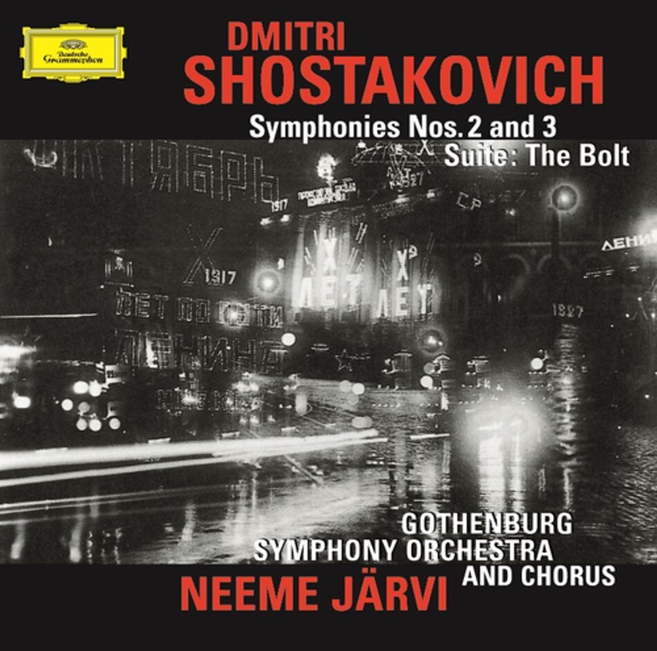 Dimitri Schostakowitsch (1906-1975), Neeme Järvi & Gothenburg Symphony Orchestra - Symphonies Nos. 2 and 3, "The Bolt" Ballet Suite Japan Edition, UHQCD, Limited Edition