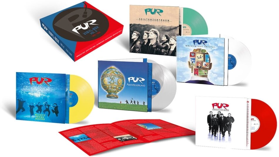 Pur - PUR Vinyl-Box Vol. 2 (1990 - 1998) Colored, 5 LPs