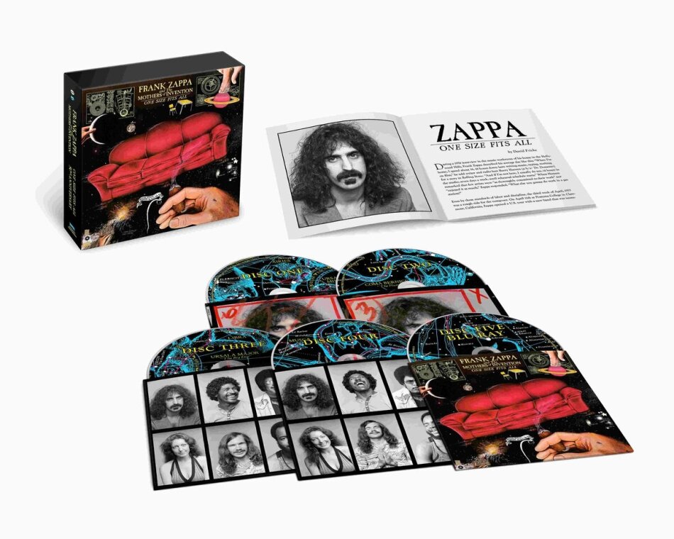 Frank Zappa & The Mothers Of Invention - One Size Fits All 2025 Reissue, Zappa Records, Édition Deluxe, 4 CD + Blu-ray