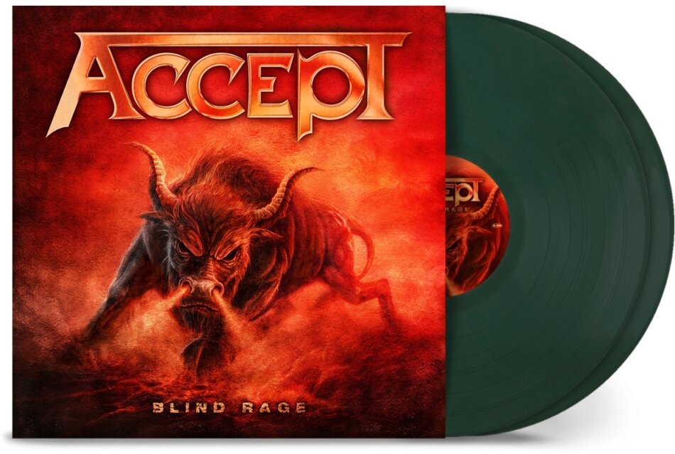 Accept - Blind Rage 2025 Reissue, Nuclear Blast, Gatefold, Dark Green Vinyl, 2 LPs