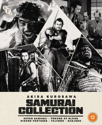 Akira Kurosawa Samurai Collection - Seven Samurai (1954) / Throne of Blood (1957) / Hidden Fortress (1958) / Yojimbo (1961) / Sanjuro (1962) (6 Blu-rays)