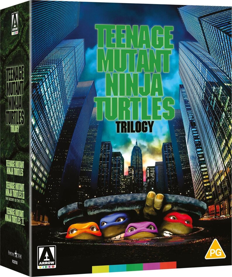 Teenage Mutant Ninja Turtles 1-3 - Trilogy Limited Edition, 3 Blu-rays