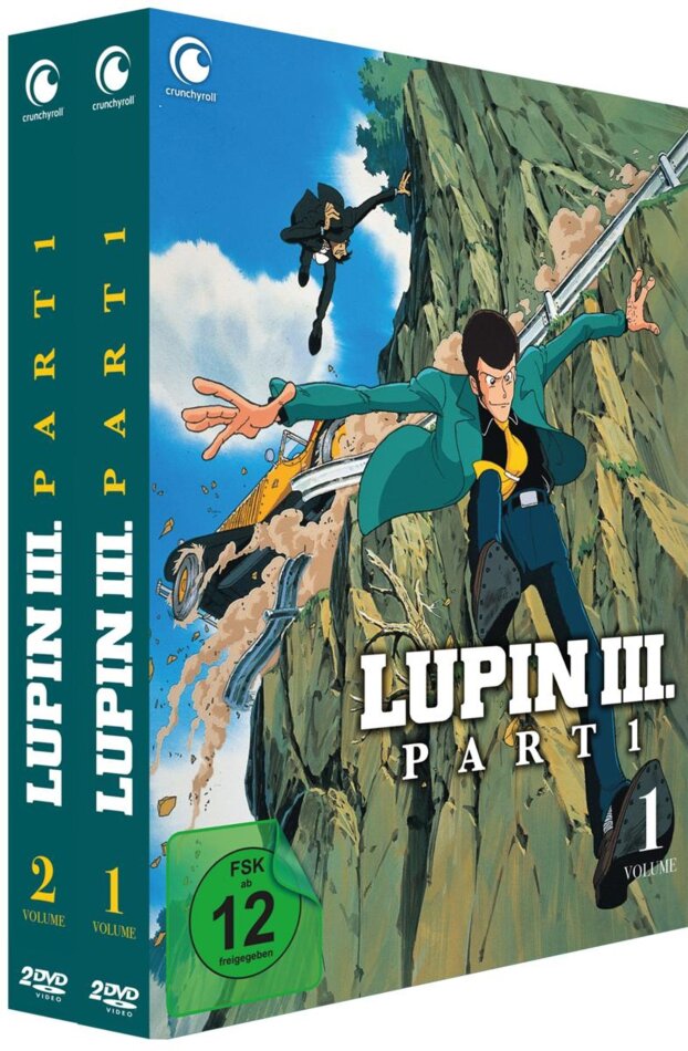 Lupin the 3rd - The Classic Adventures - Part 1 - Vol. 1 & 2 Gesamtausgabe, 4 DVDs