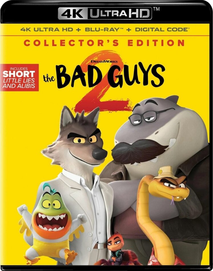 The Bad Guys 2 (2025) Collector's Edition, 4K Ultra HD + Blu-ray
