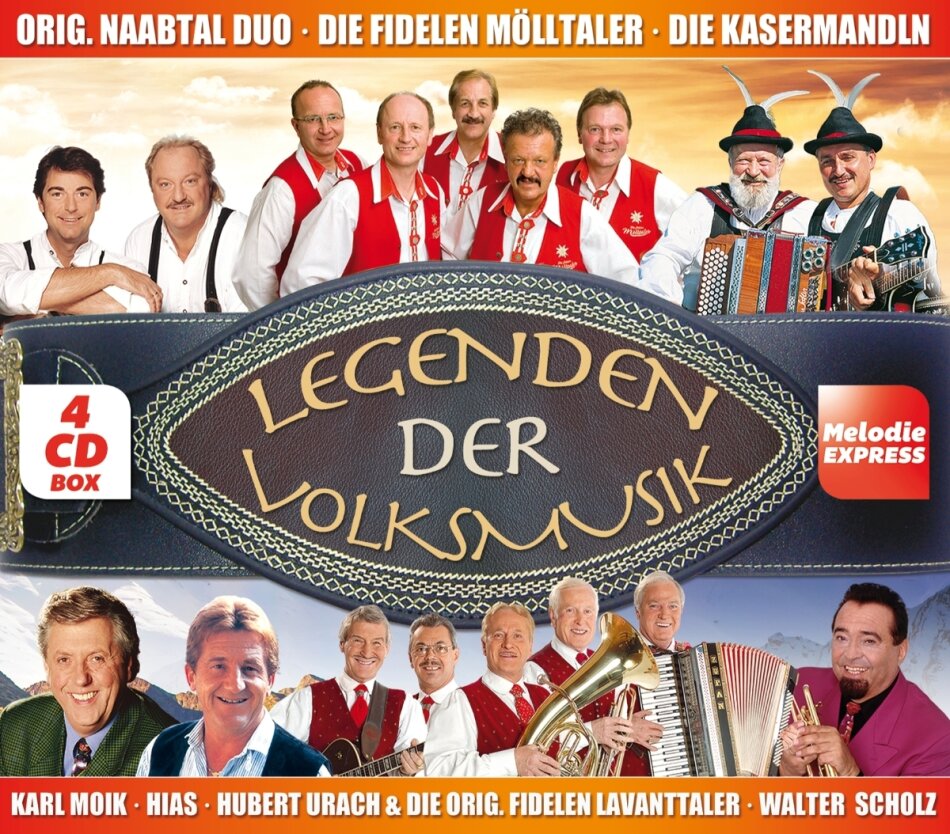 Die Legenden Der Volksmusik 2025 Reissue, 4 CDs