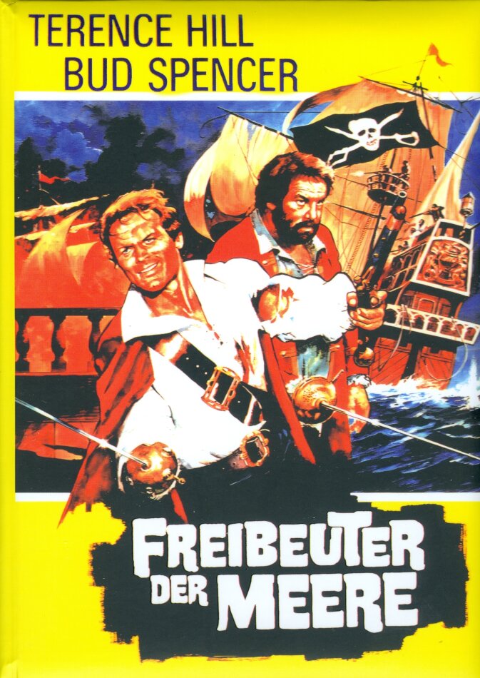 Freibeuter der Meere (1971) Cover A, Wattiert, Édition Limitée, Mediabook, Blu-ray + DVD