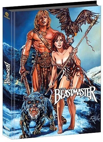 The Beastmaster (1982) Cover A, Wattiert, Extended Edition, Cinema Version, Limited Edition, Mediabook, 4K Ultra HD + Blu-ray