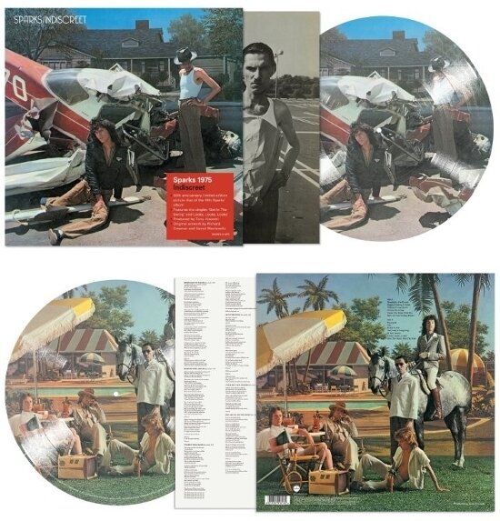 The Sparks - Indiscreet 2025 Reissue, Demon/Edsel, 50th Anniversary Edition, Limited Edition, Picture Disc, LP
