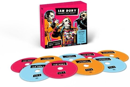Ian Dury - Too Nutty To Be Naughty: Studio Recordings 77-02 Boxset, Edsel, Deluxe Edition, 9 CDs