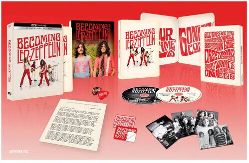 Becoming Led Zeppelin (2025) Limited Edition, Steelbook, 4K Ultra HD + Blu-ray