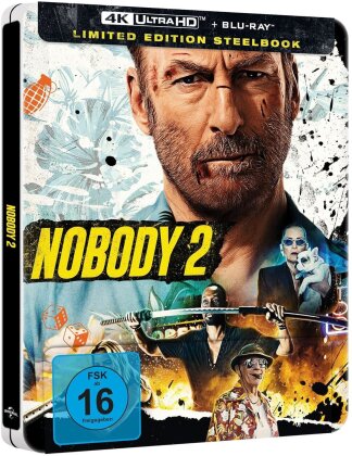 Nobody 2 (2025) (Limited Edition, Steelbook, 4K Ultra HD + Blu-ray)