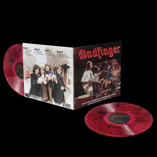 Badfinger - Live At The Performance Center - Cambridge March 31, 1974 Gatefold, Remastered, Red / Black Vinyl, 2 LPs