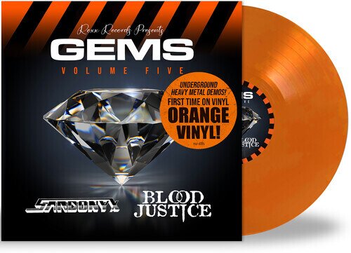 Sardonyx & Blood Justice - Gems Volume Five Limited Edition, Orange Vinyyl, LP