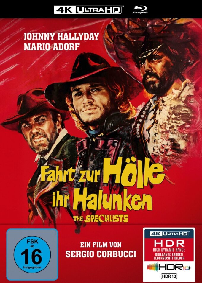 Fahrt zur Hölle, ihr Halunken (1969) Limited Collector's Edition, Mediabook, 4K Ultra HD + Blu-ray