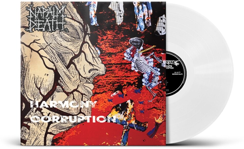 Napalm Death - Harmony Corruption 2025 Reissue, pHD Exclusive, White Vinyl, LP