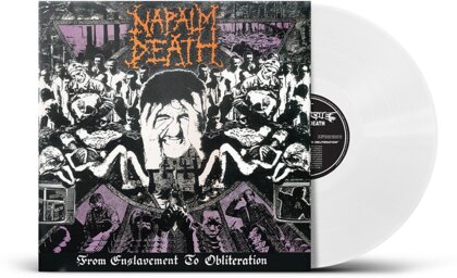 Napalm Death - From Enslavement To Obliteration (2025 Reissue, PHD Exclusive, White Vinyl, LP)