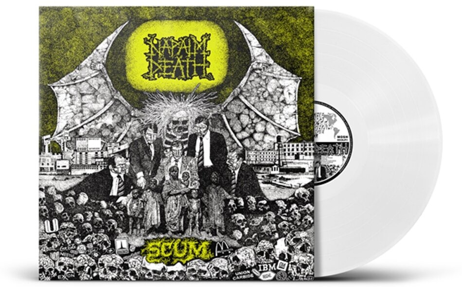 Napalm Death - Scum 2025 Reissue, PHD Exclusive, White Vinyl, LP