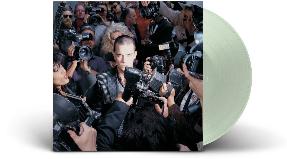 Robbie Williams - Life Thru A Lens 2025 Reissue, CH Exclusive, Transparent Coke Bottle Green Vinyl, LP