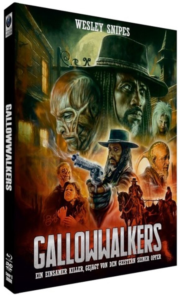 Gallowwalkers (2012) Cover D, Wattiert, Limited Edition, Mediabook, Blu-ray + DVD