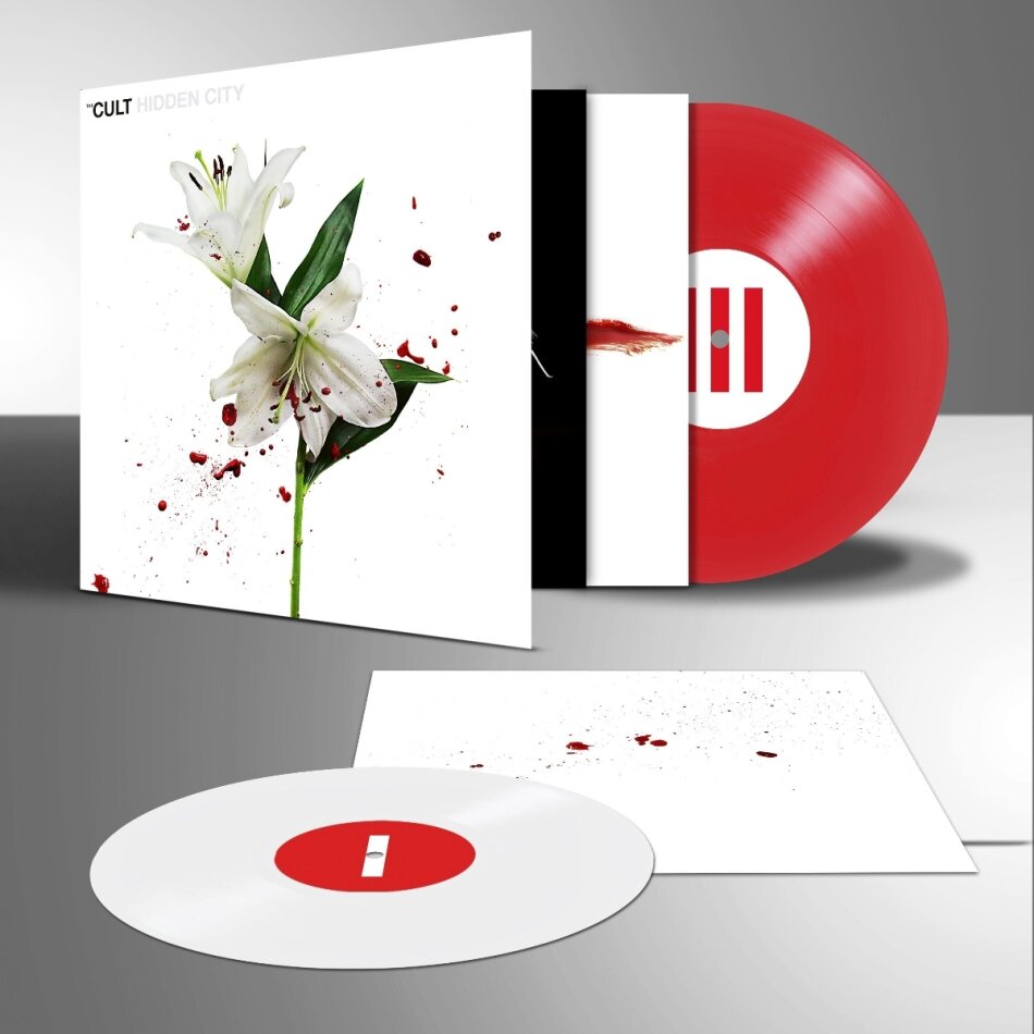 The Cult - Hidden City 2025 Reissue, White/Red Vinyl, LP