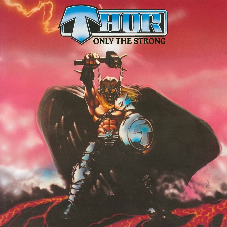 Thor - Only The Strong 2025 Reissue, High Roller Records, Red Vinyl, LP