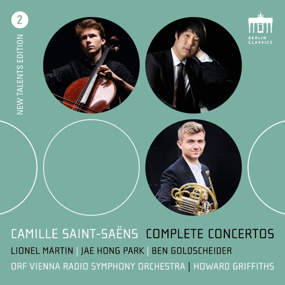 Camille Saint-Saëns (1835-1921), Howard Griffiths, Ben Goldscheider, Lionel Martin, … - Complete Concertos New Talents Edition