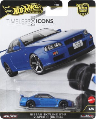 Hot Wheels Premium - Hot Wheels Premium Nissan Skyline R34 Gtr Tas Deco