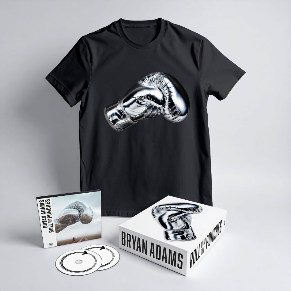Bryan Adams - Roll With The Punches T-Shirt Size L, Deluxe Edition, 2 CDs