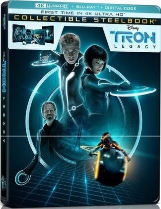 Tron Legacy (2010) (Limited Edition, Steelbook, 4K Ultra HD + Blu-ray)