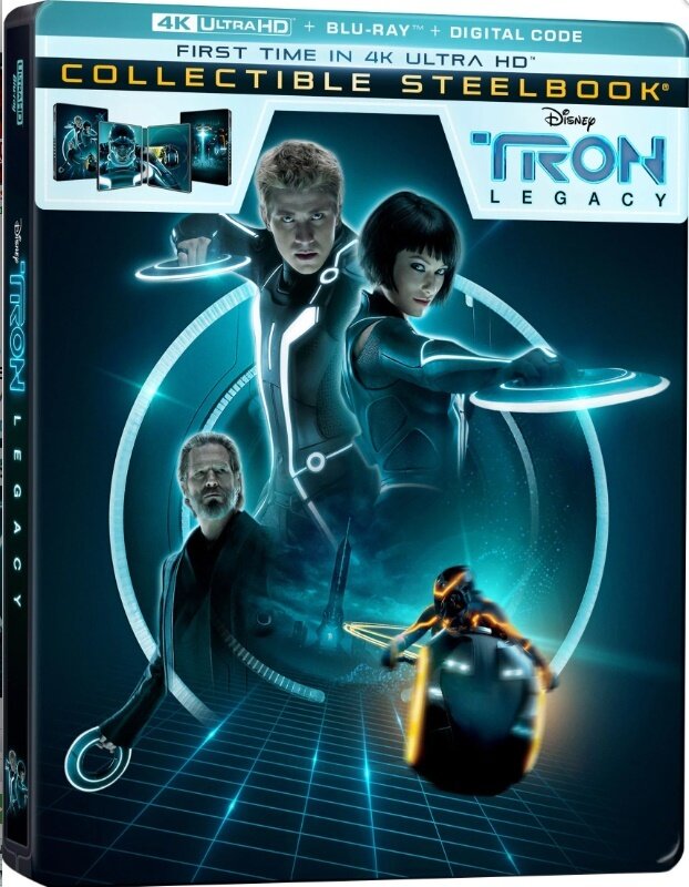Tron Legacy (2010) Limited Edition, Steelbook, 4K Ultra HD + Blu-ray